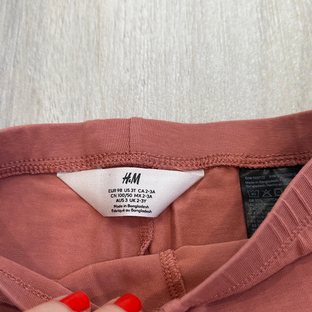 H&M 3T Kids' Assorted Color Leggings Set - Picture 14 of 15